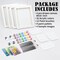 4 Pack Sip and Paint Kit, Pre Drawn Canvas for Painting for Adults Kids Pre Printed Canvas to Paint Party Supplies Girls Night Games Date Night Art Set Flower Theme 8x10 in